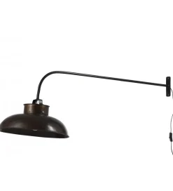 J-Line Lampa ścienna LOUNGY 100 cm czarna