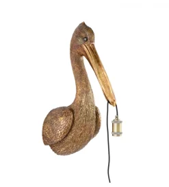 L&L Lampa ścienna PELICAN 63 cm antyczny brąz