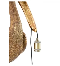 L&L Lampa ścienna PELICAN 63 cm antyczny brąz