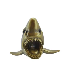 Invicta Interior Lampa ścienna SHARK 40 cm złota