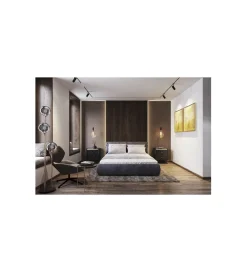 KDesign Lampa podłogowa Al capone tre 176 cm złota