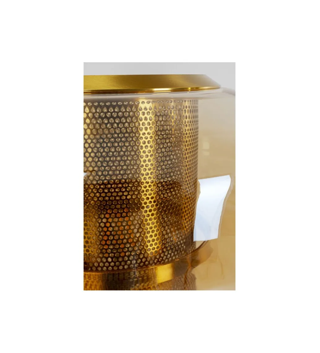 KDesign Lampa podłogowa ARCADIA AMBER 155 cm złota
