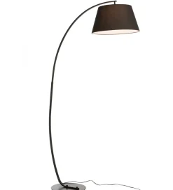 J-Line Lampa podłogowa ARCH 188 cm czarna