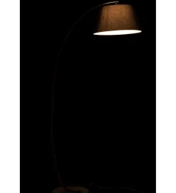 J-Line Lampa podłogowa ARCH 188 cm czarna