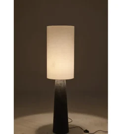 J-Line Lampa podłogowa AVA 165 cm szara