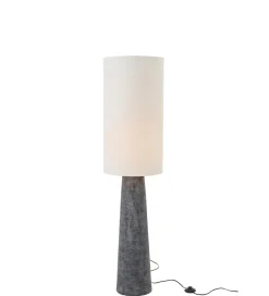 J-Line Lampa podłogowa AVA 165 cm szara