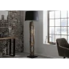 Invicta Interior Lampa podłogowa BARRACUDA 177 cm czarna