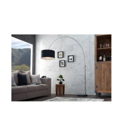 Invicta Interior Lampa podłogowa Big Bow czarna
