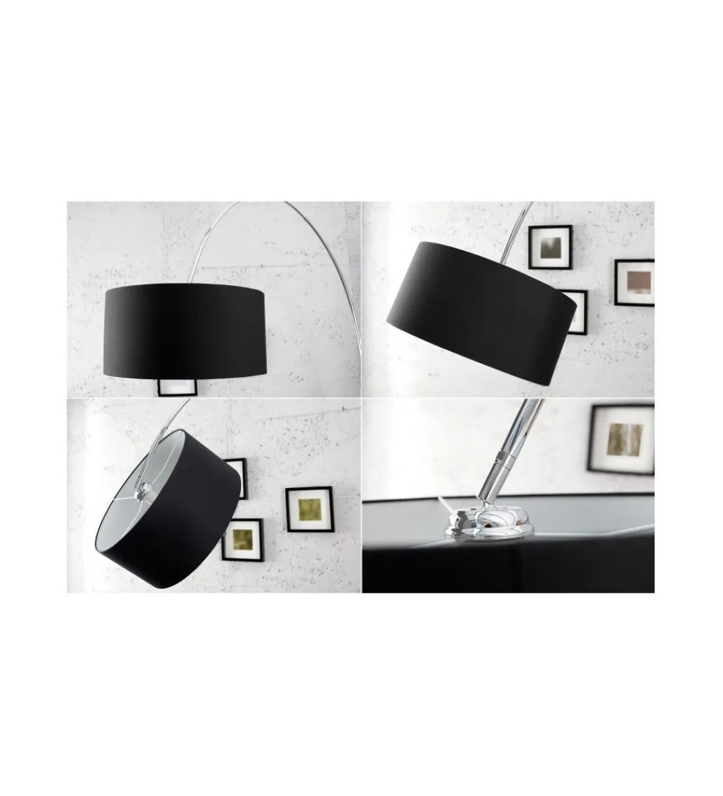 Invicta Interior Lampa podłogowa Big Bow czarna