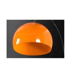 Invicta Interior - przedsprzedaż Lampa podłogowa Big Bow II 175 cm - 205 cm pomarańczowa