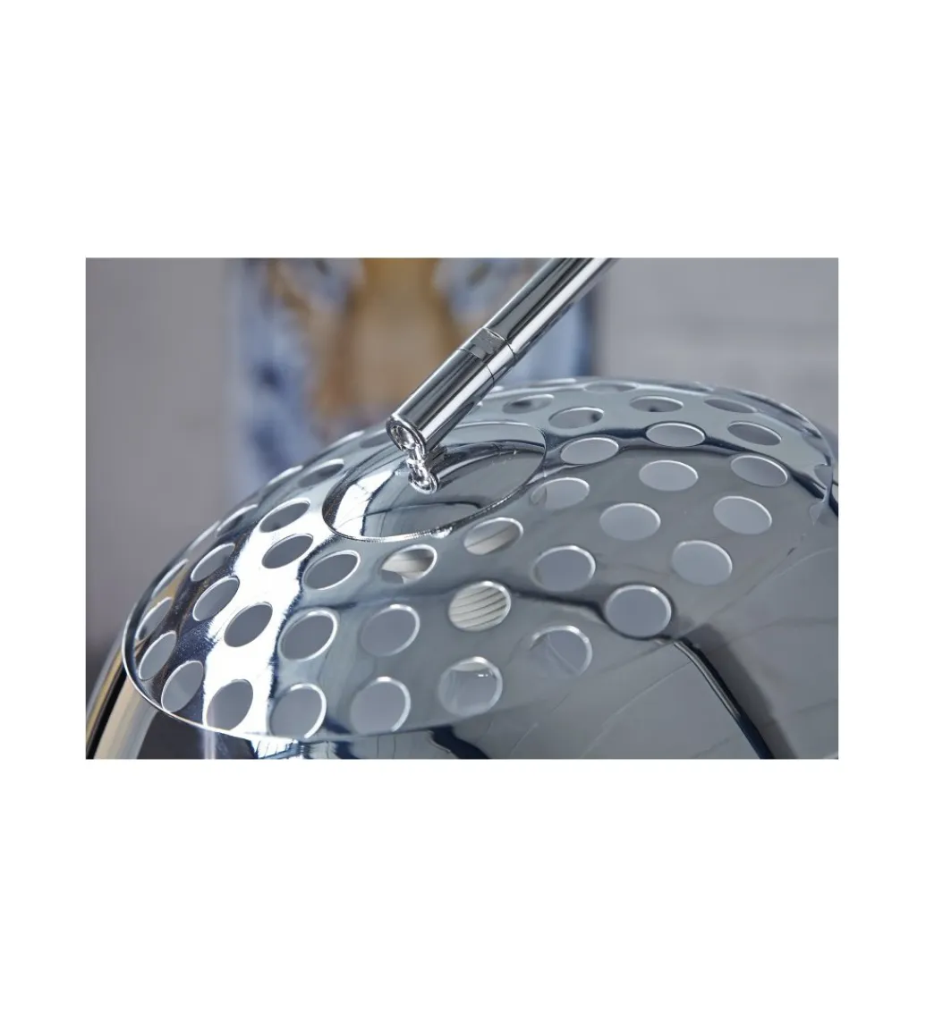 Invicta Interior Lampa Podłogowa Big Bow II srebrna