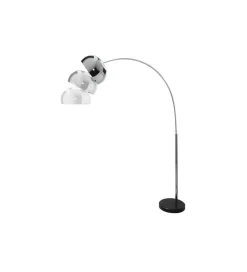 Invicta Interior Lampa Podłogowa Big Bow II srebrna