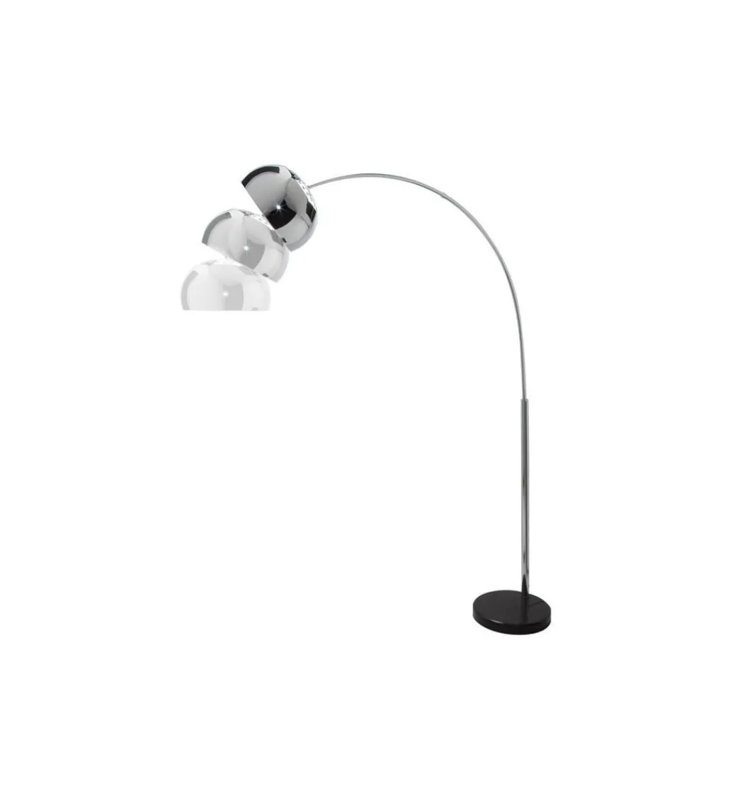 Invicta Interior Lampa Podłogowa Big Bow II srebrna
