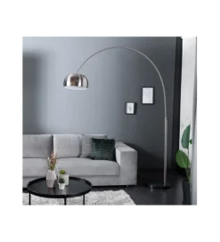Invicta Interior Lampa podłogowa Big Bow II srebrna