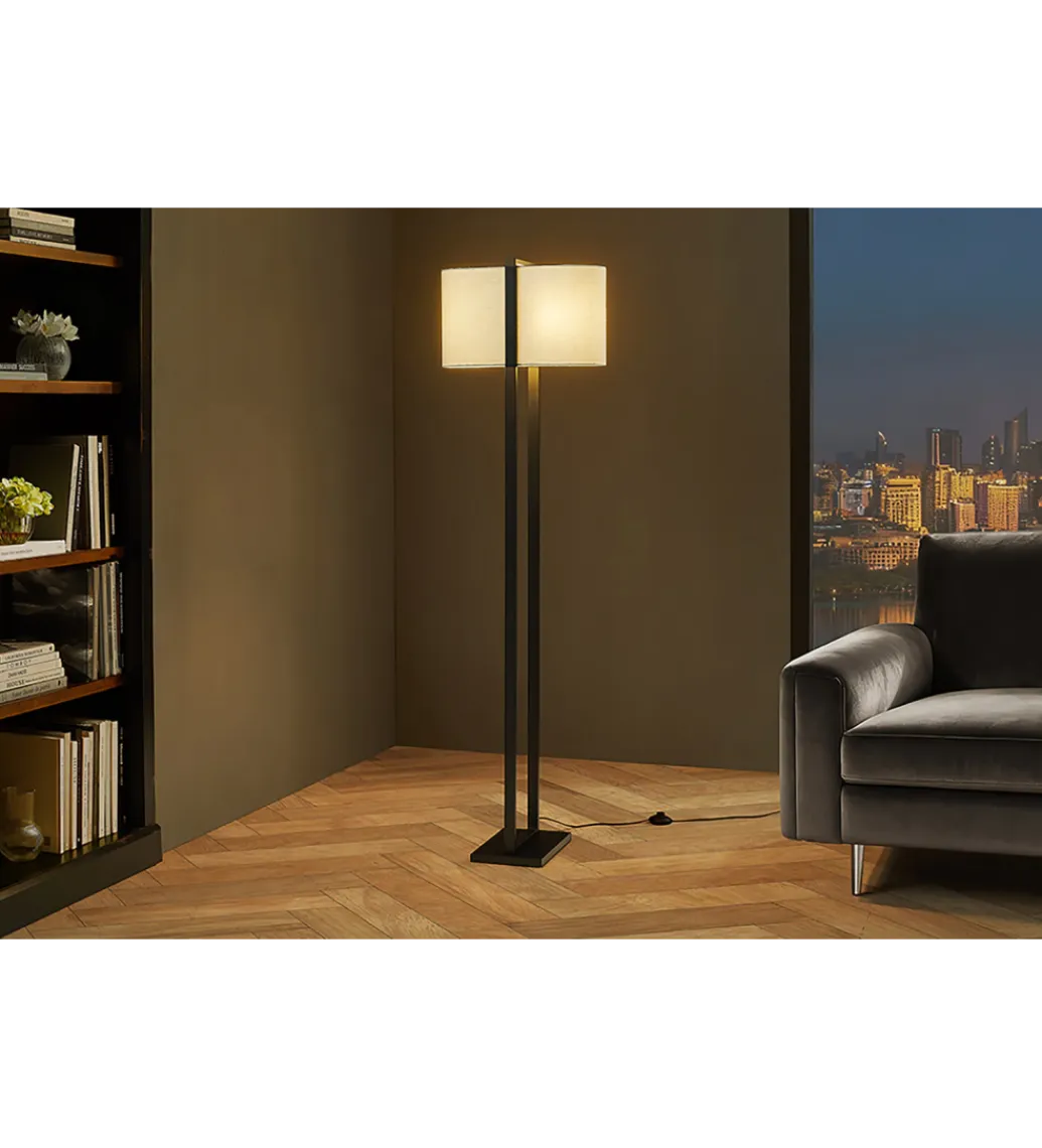 Invicta Interior Lampa podłogowa COLLEEN 160 cm biała