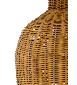 J-Line Lampa podłogowa CYLINDER 128 cm naturalna ercu