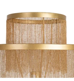 Zona-Design Lampa podłogowa DANCEY 151 cm złota
