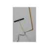 KDesign Lampa podłogowa DORO 130 cm czarna