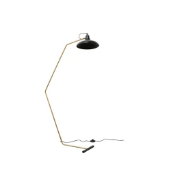KDesign Lampa podłogowa DORO 130 cm czarna