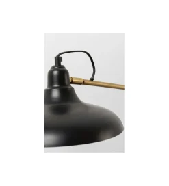 KDesign Lampa podłogowa DORO 130 cm czarna
