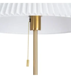 Zona-Design Lampa podłogowa ETARAL 50 cm biało złota