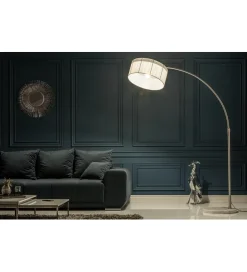 Invicta Interior Lampa Podłogowa Extenso biała