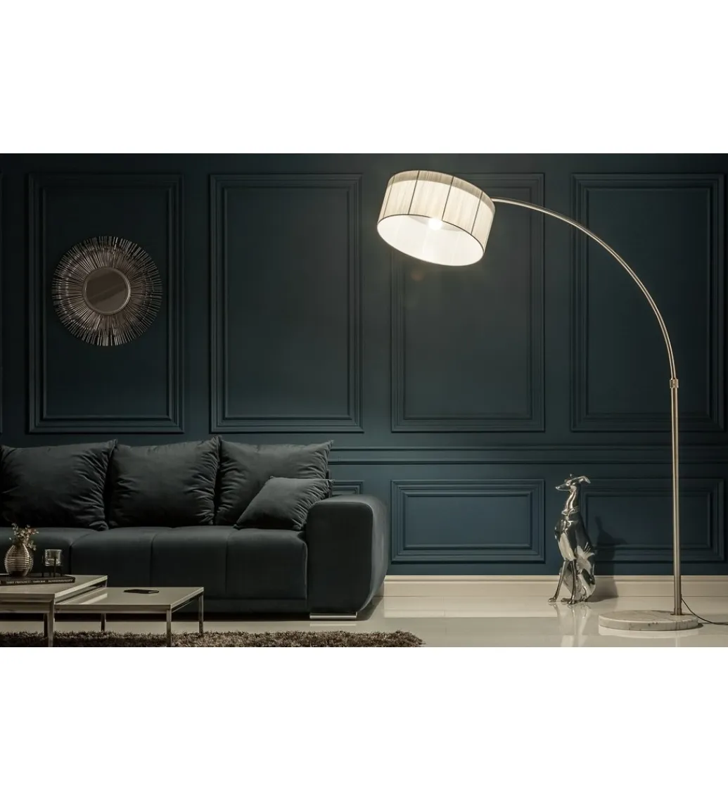 Invicta Interior Lampa Podłogowa Extenso biała