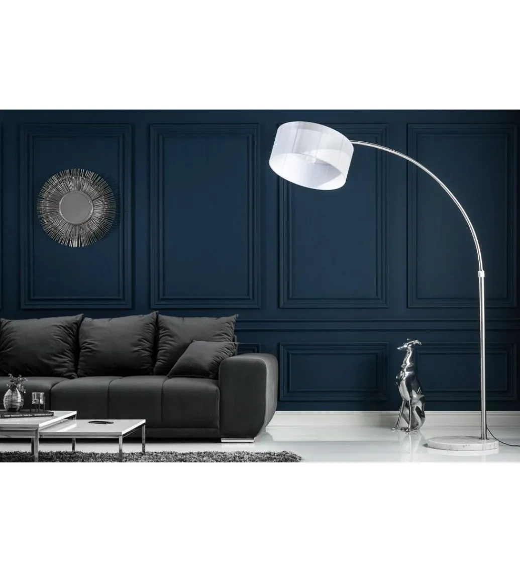 Invicta Interior Lampa Podłogowa Extenso biała