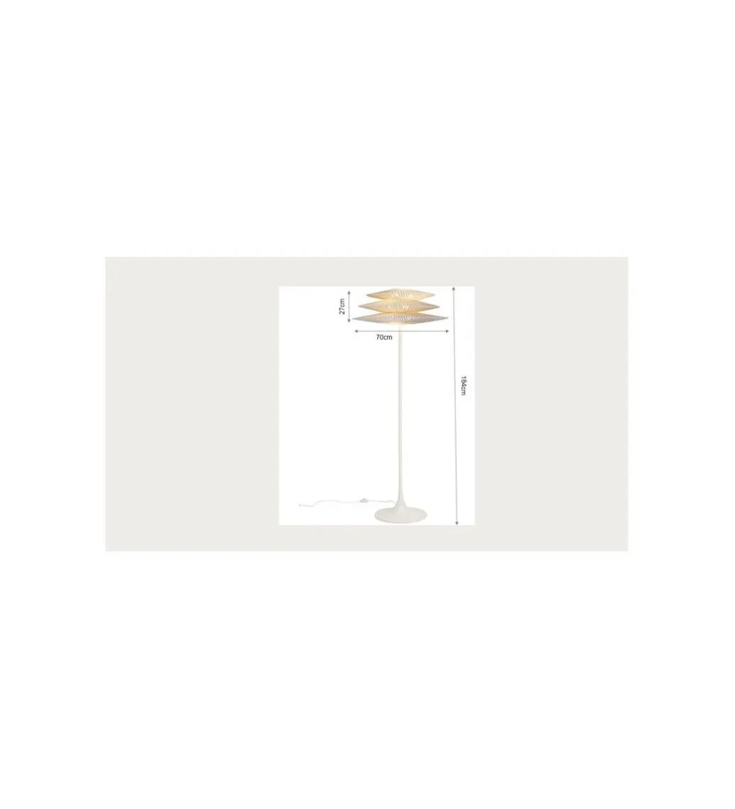 KDesign Lampa podłogowa FACILE TRE 184 cm
