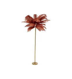 KDesign Lampa podłogowa FEATHER PALM 165 cm pióra
