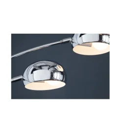 Invicta Interior Lampa podłogowa Five chrom 200 cm srebrna