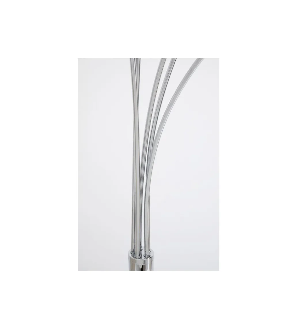 KDesign Lampa podłogowa FIVE FINGERS 201 cm srebrna