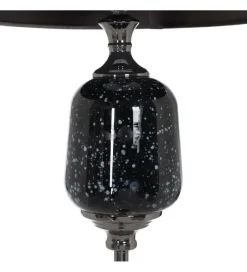 Zona-Design Lampa podłogowa HEMLA 156 cm szklana czarno szara