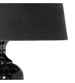 Zona-Design Lampa podłogowa HEMLA 156 cm szklana czarno szara