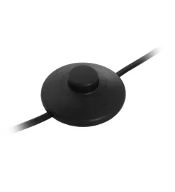 Zona-Design Lampa podłogowa HEMLA 156 cm szklana czarno szara