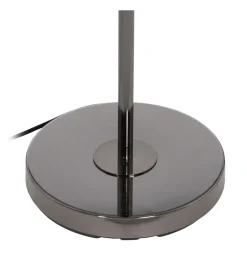 Zona-Design Lampa podłogowa HEMLA 156 cm szklana czarno szara