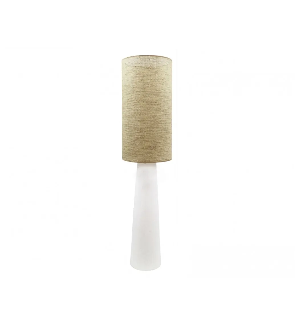 Imeri Lampa podłogowa HERACLES 143 cm ceramika ratan