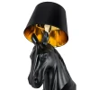 Zona-Design Lampa podłogowa Horse Stand M czarna