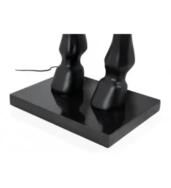 Zona-Design Lampa podłogowa Horse Stand M czarna