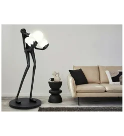 Zona-Design Lampa podłogowa HUMAN 180 cm czarna