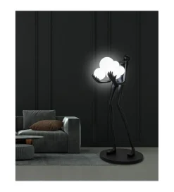 Zona-Design Lampa podłogowa HUMAN 180 cm czarna