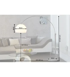 Invicta Interior Lampa Podłogowa II Big Bow biała