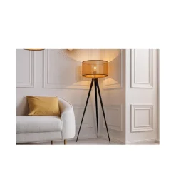 Invicta Interior Lampa podłogowa JAWA Viviena 140 cm naturalna