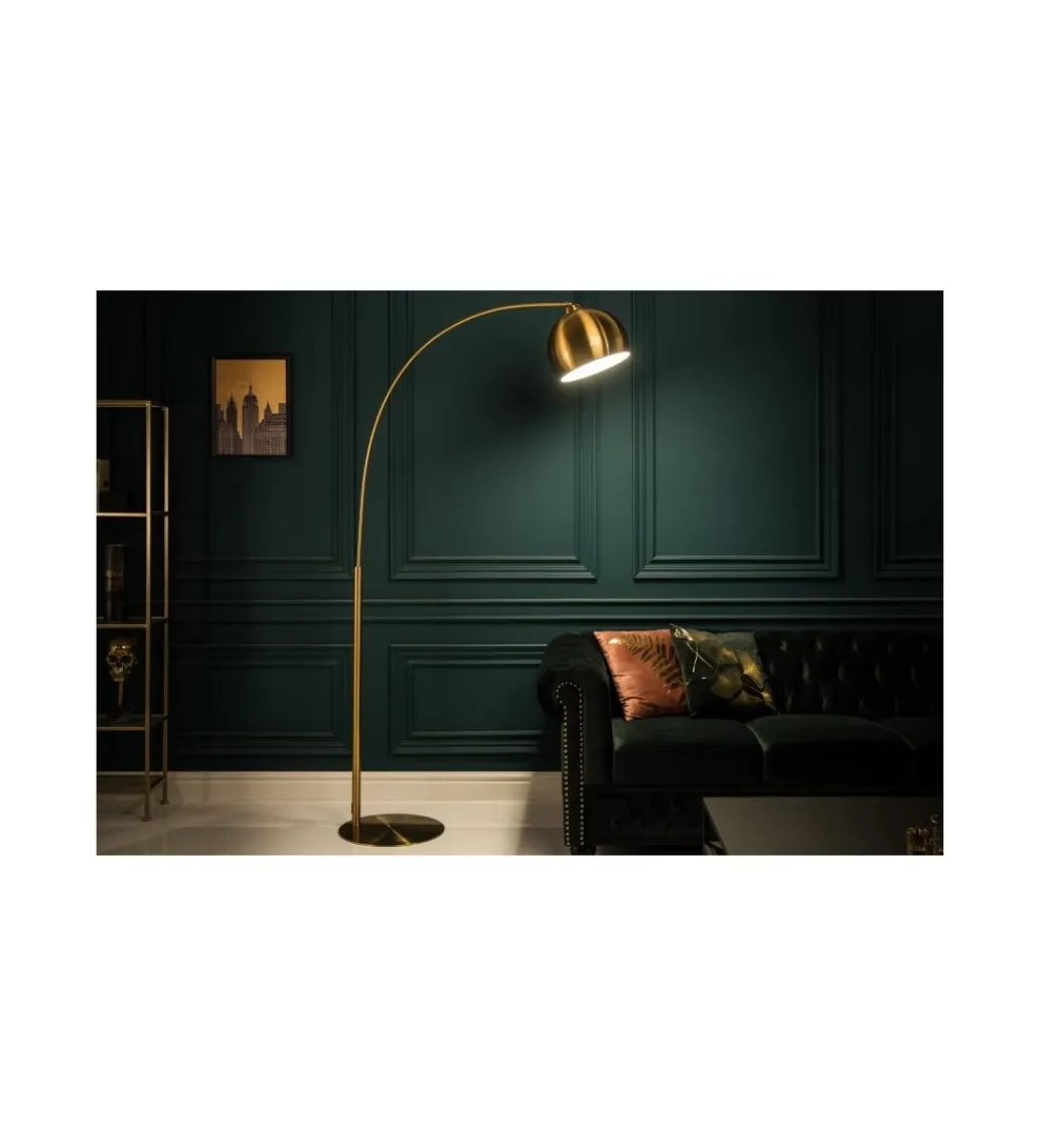 Invicta Interior Lampa podłogowa JULIETTA 205 cm złota