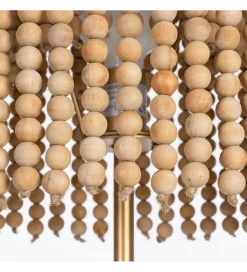 Zona-Design Lampa podłogowa KORGAL 152 cm naturalna złota