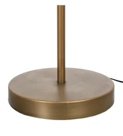 Zona-Design Lampa podłogowa KORGAL 152 cm naturalna złota