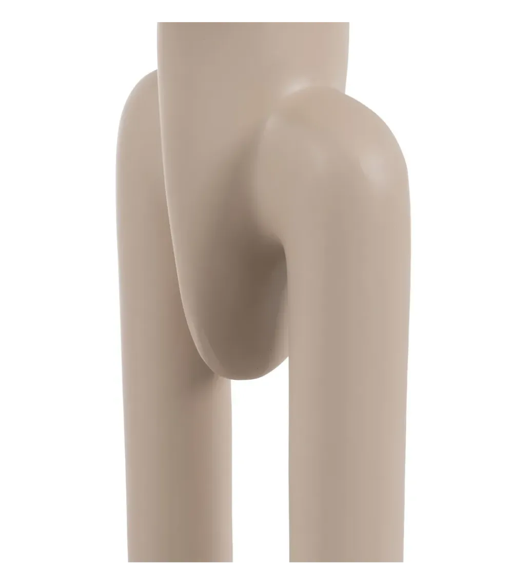 Zona-Design Lampa podłogowa LEKATU 142 cm kremowa