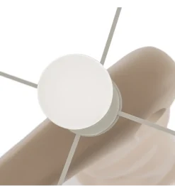 Zona-Design Lampa podłogowa LEKATU 128 cm kremowa