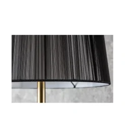 Invicta Interior Lampa podłogowa Lucie 160 cm czarno złota
