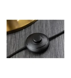 Invicta Interior Lampa podłogowa Lucie 160 cm czarno złota